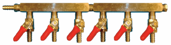 Abeco Six Way Air Distributor Bar