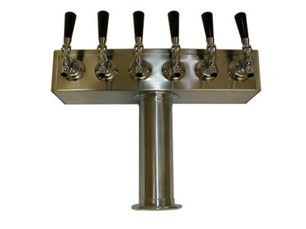 3" Column S/S "T" Tower, Air Shaft Ready (304 S/S Faucet and Shank Upgrade)