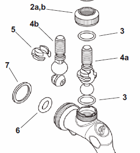 Replacement Parts for 525 Series Faucet