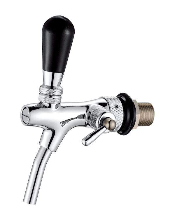 Rounded Black Plastic Faucet Handle