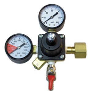 160 Psi Cornelius Double Gauge Co2 Regulator w/ Screw in "O" Ring