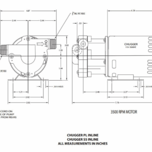 Chugger Pump - S/S Inline Brewing Pump