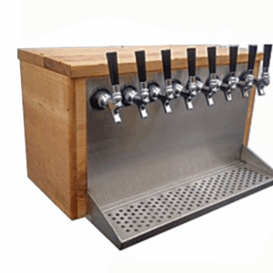 Maple Wood Underbar Cabinet Airshaft Ready