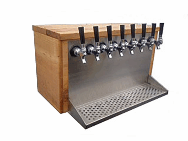 Maple Wood Underbar Cabinet Glycol Ready