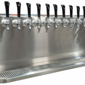 Underbar Tapping Cabinet; Air Shaft Ready, With Faucets, Shanks & Tubing