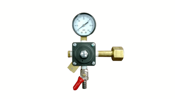 60 Psi Cornelius Single Gauge Co2 Regulator w/ Screw in "O"Ring