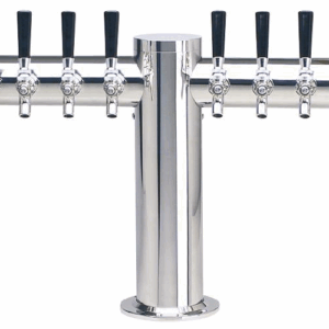 Metropolis "T" Tower 6 Tap S/S Glycol Ready
