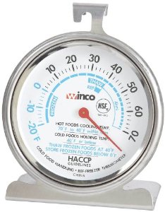 Refrigerator/Freezer Dial Thermometer with Hanging Clip (-20?F - 70?F)
